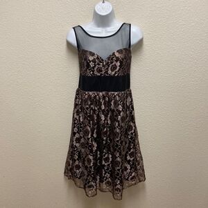 Anthropologie Plenty Tracy Reese Shimmer Lace Dress Size 10
